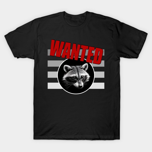 Racoon T-Shirt by YellowMadCat